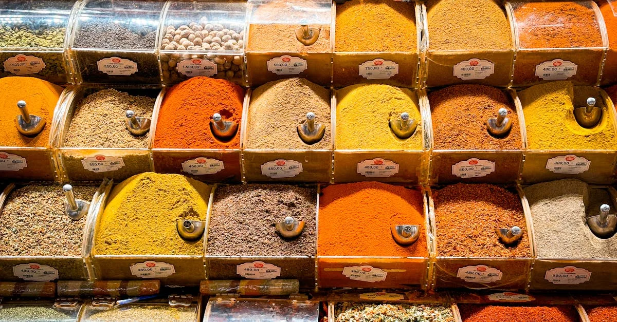 découvrez notre sélection d'épices aromatiques pour rehausser le goût de vos plats et éveiller vos papilles.